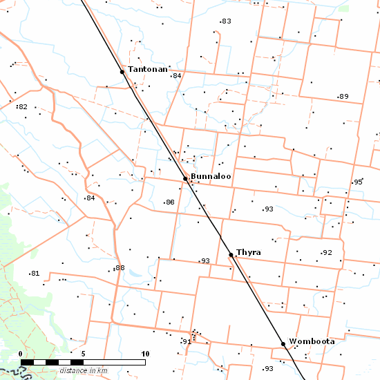 Balranald Line line map