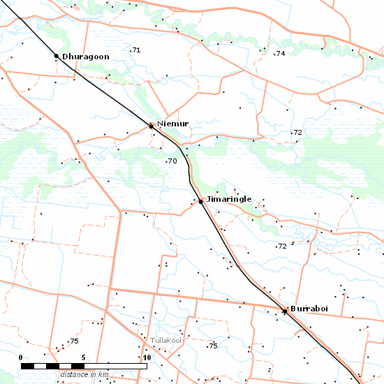 Balranald Line line map