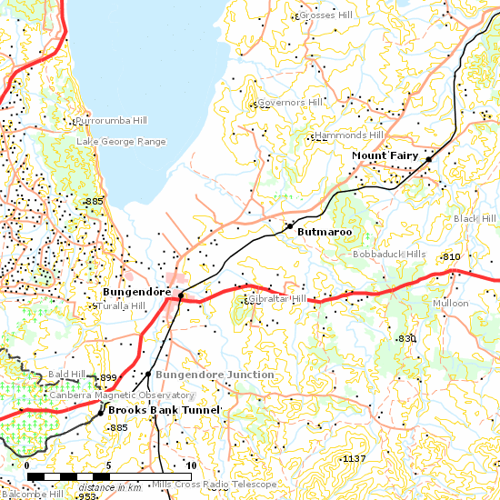 Bombala Line line map