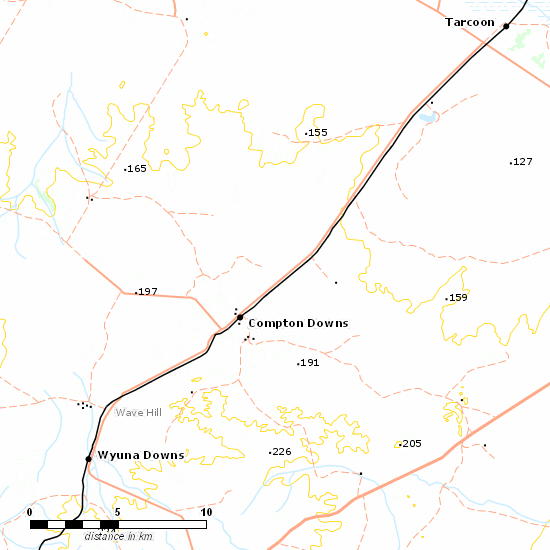 Brewarrina Branch line map