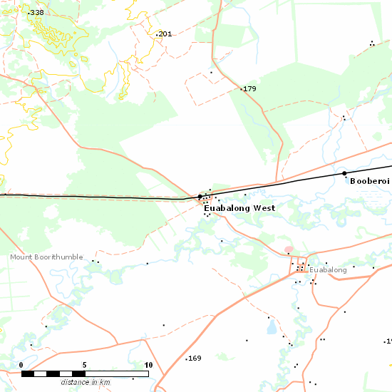 Broken Hill Line line map