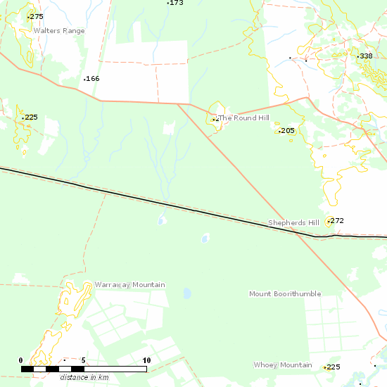 Broken Hill Line line map