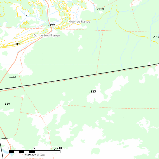 Broken Hill Line line map