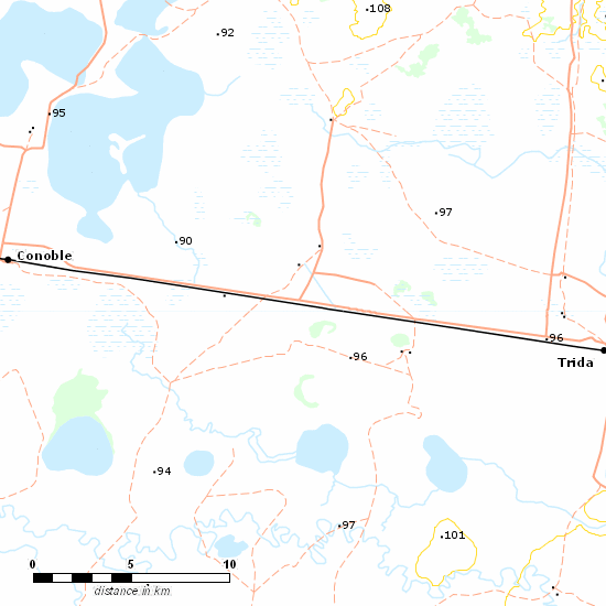 Broken Hill Line line map