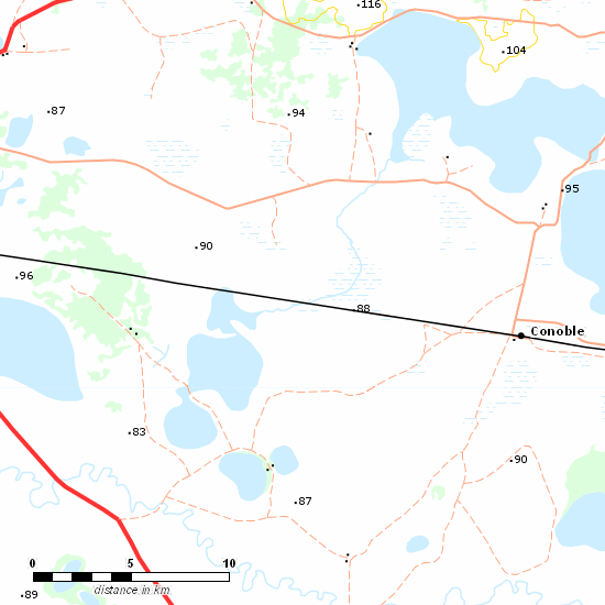 Broken Hill Line line map