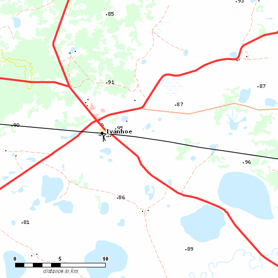 Broken Hill Line line map