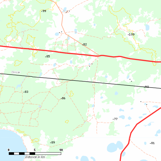 Broken Hill Line line map