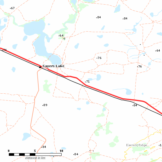 Broken Hill Line line map