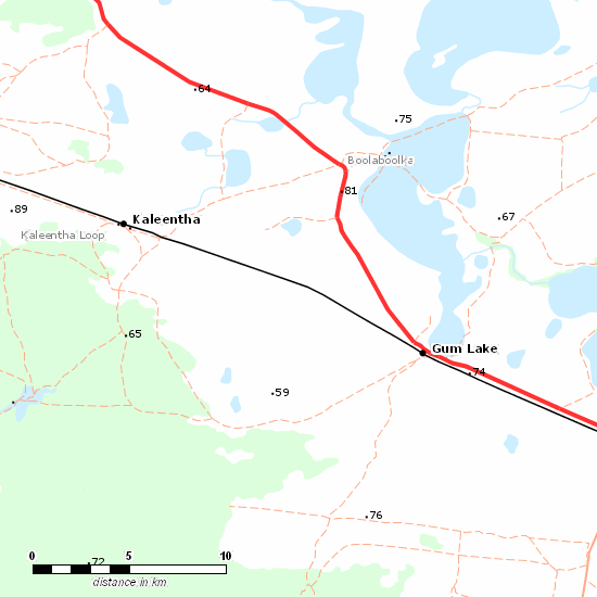 Broken Hill Line line map