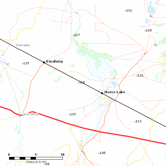 Broken Hill Line line map