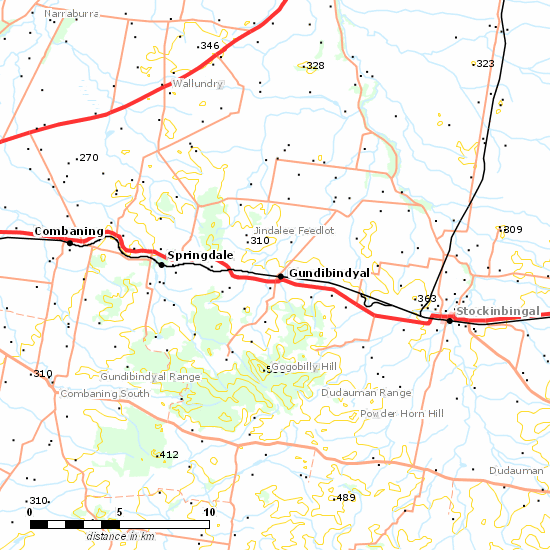 Lake Cargelligo Branch line map