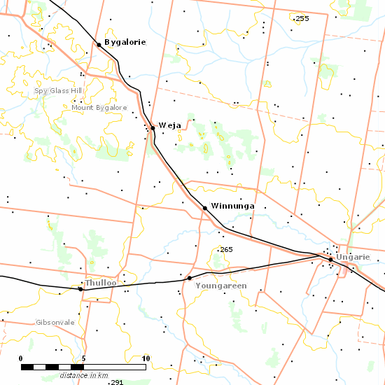 Lake Cargelligo Branch line map