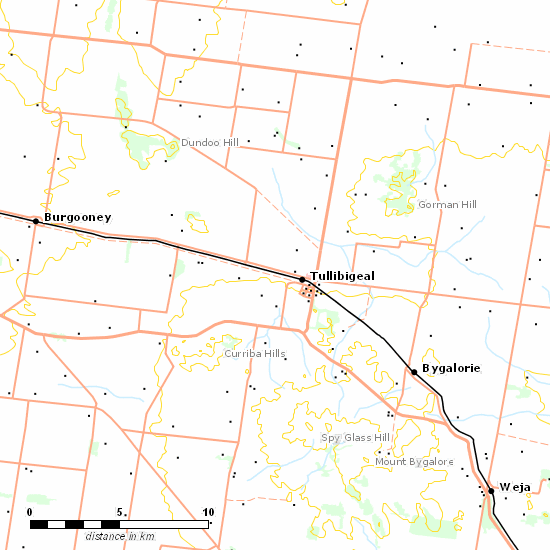 Lake Cargelligo Branch line map