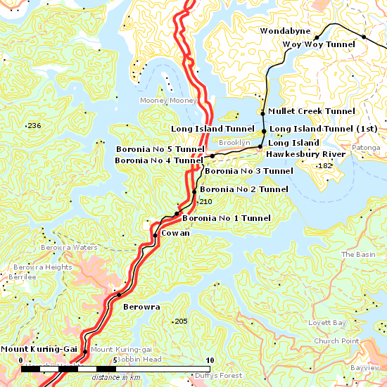 Main North Line line map