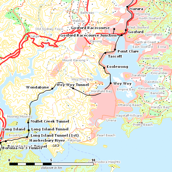 Main North Line line map