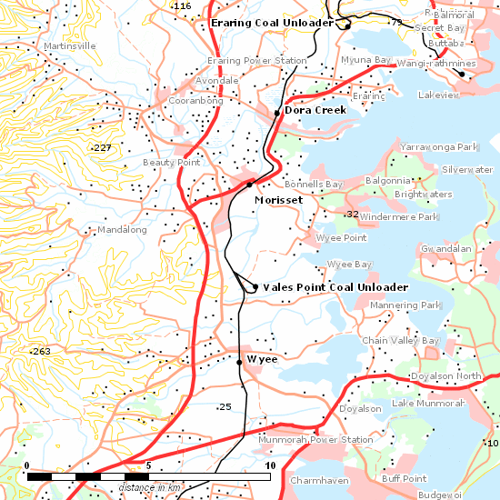 Main North Line line map