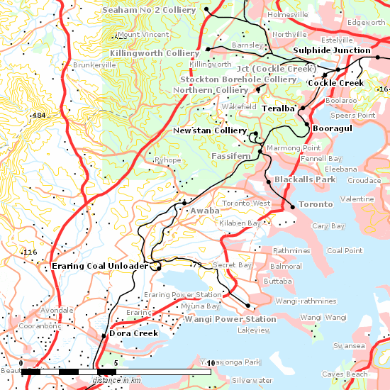 Main North Line line map