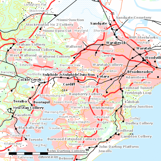 Main North Line line map