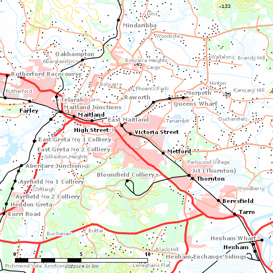 Main North Line line map