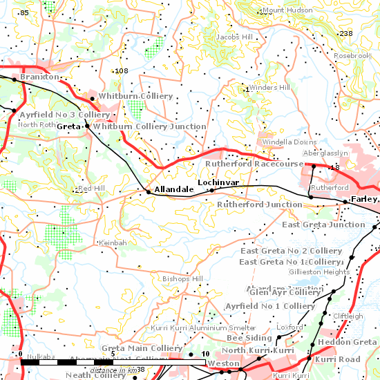 Main North Line line map