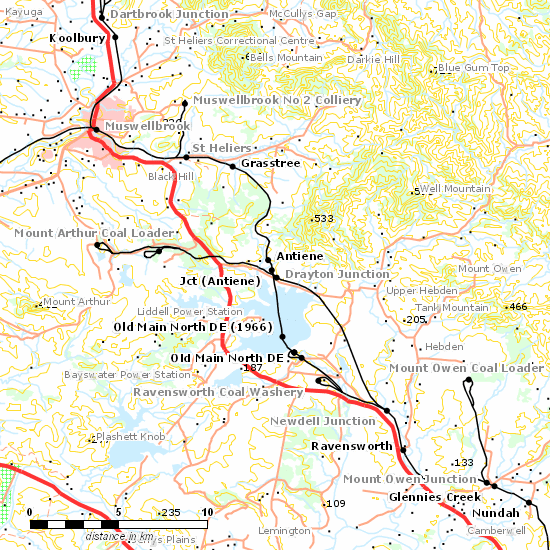 Main North Line line map