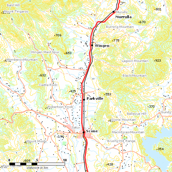 Main North Line line map