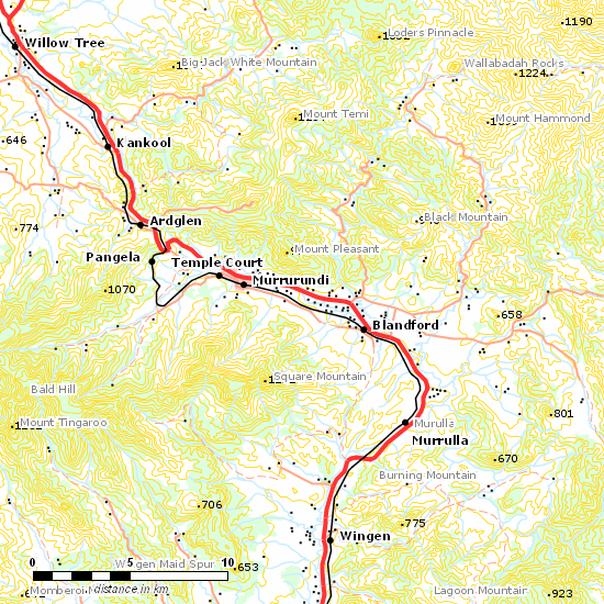 Main North Line line map