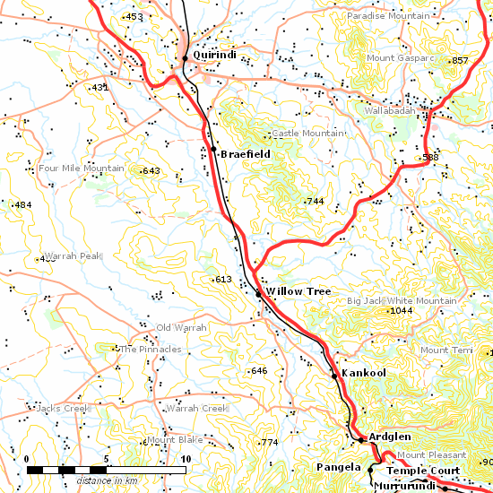 Main North Line line map