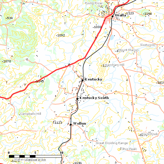 Main North Line line map