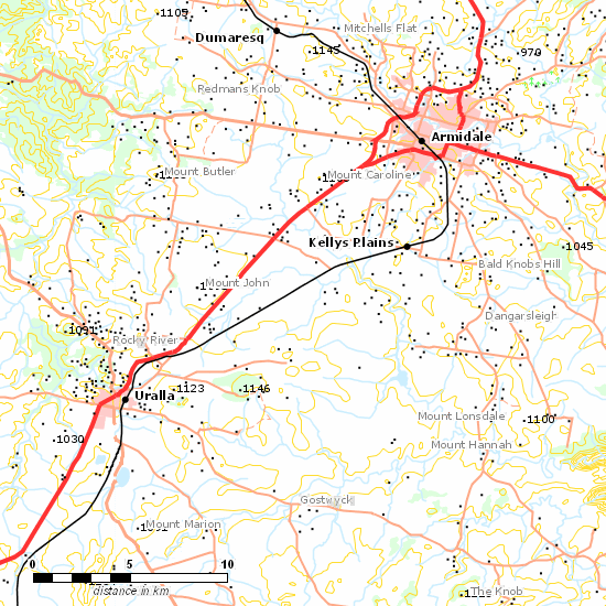 Main North Line line map