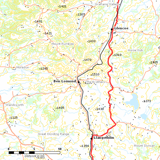 Main North Line line map