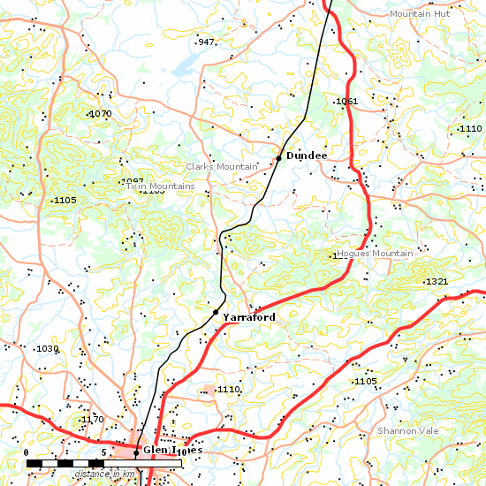 Main North Line line map