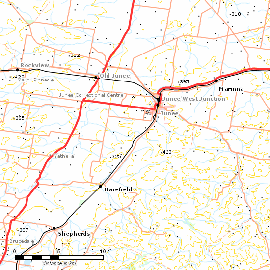 Main South Line line map