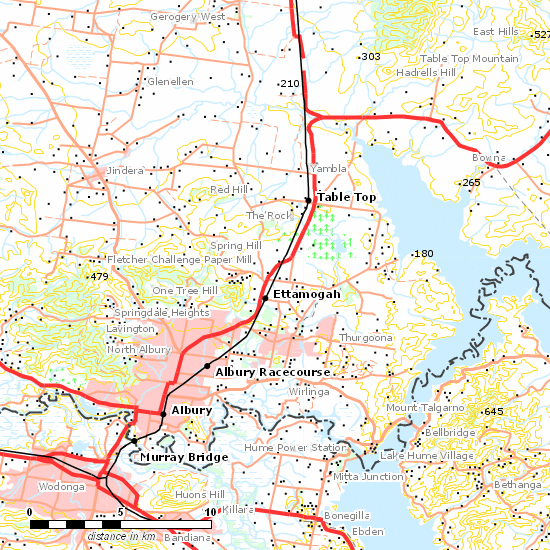 Main South Line line map