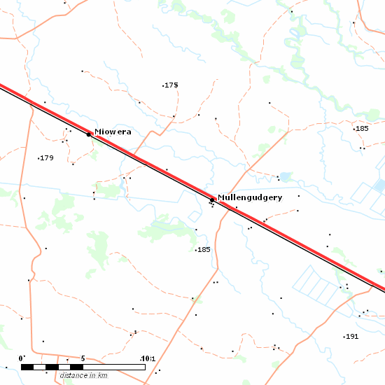 Main Western Line line map