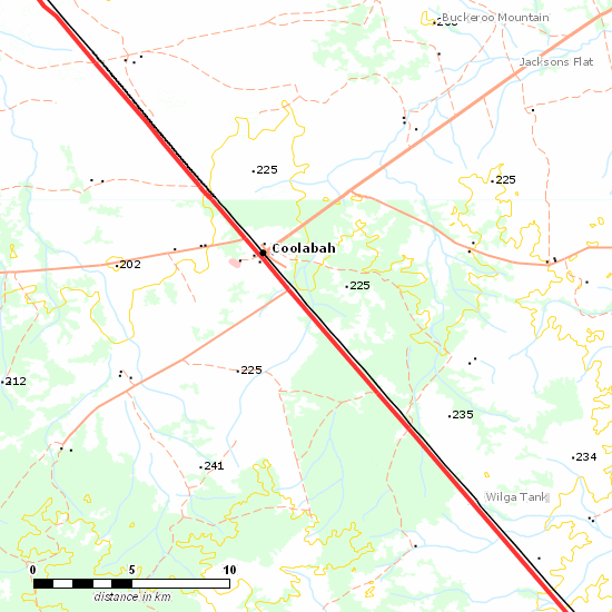 Main Western Line line map