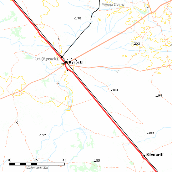 Main Western Line line map