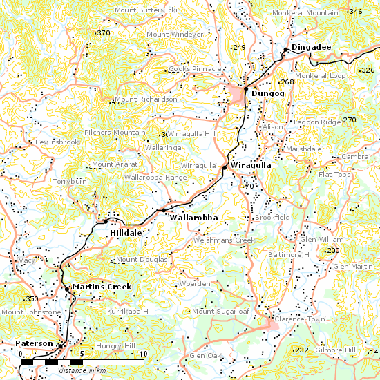 North Coast Line line map