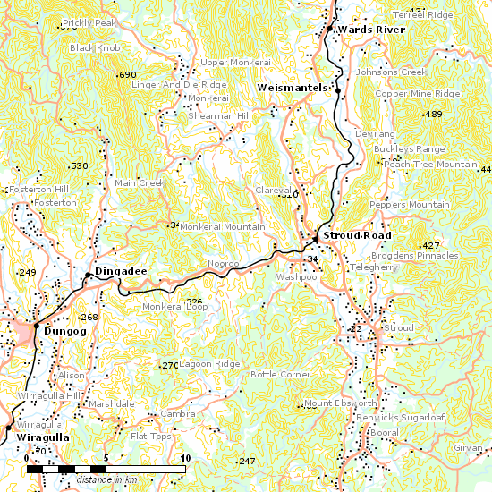 North Coast Line line map