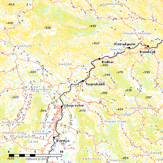 North Coast Line line map