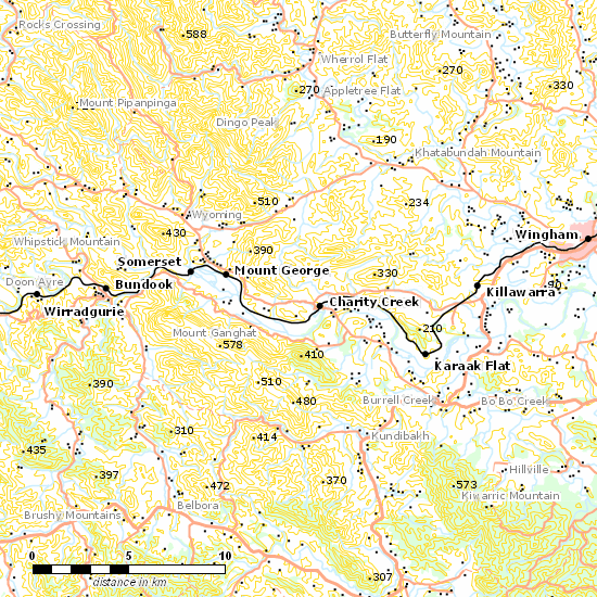 North Coast Line line map