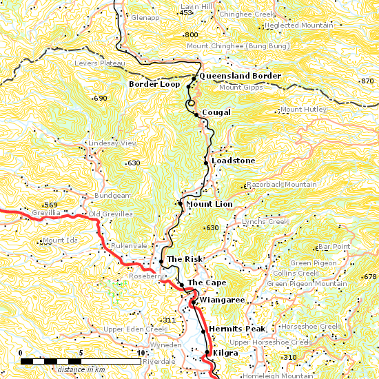 North Coast Line line map