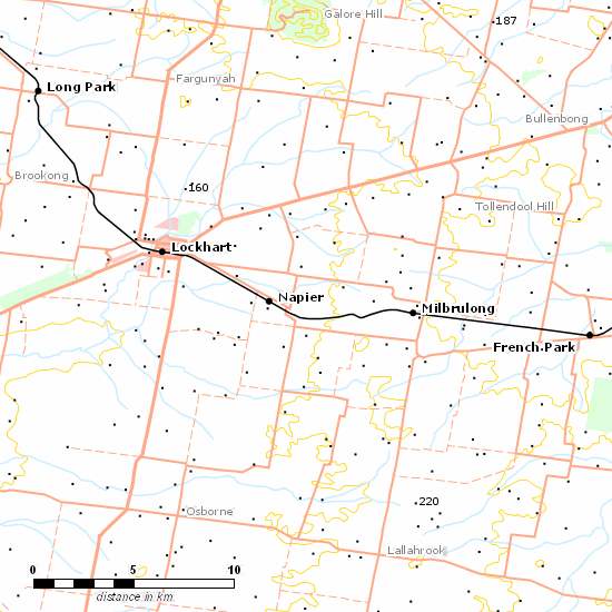 Oaklands Branch line map