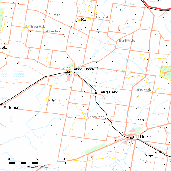 Oaklands Branch line map