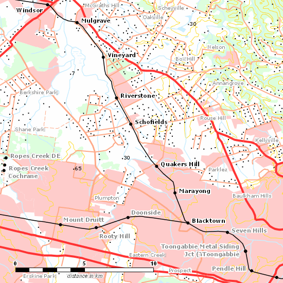 Richmond Line line map