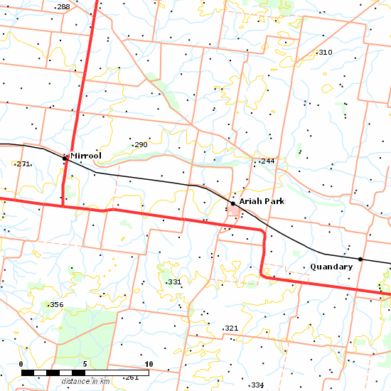 Temora - Roto Line line map