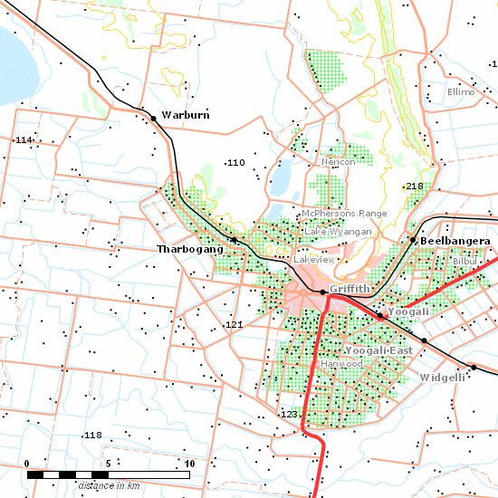 Temora - Roto Line line map