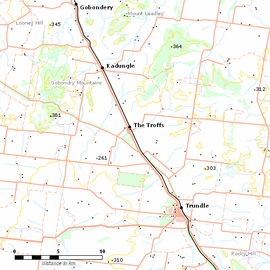 Tottenham Branch line map