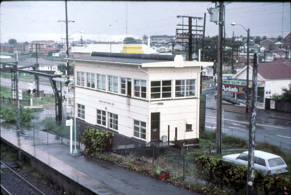 Adamstown Box served the junction to the Belmont line, seen here in pre-electrification days.