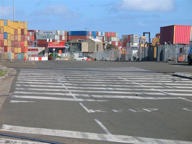 
Another view of the sidings and containers.
